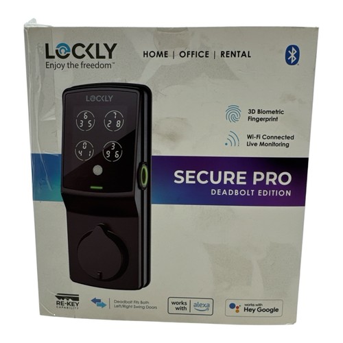 Lockly secure pro deadbolt - deadbolt, 3d