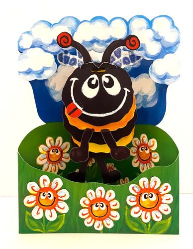 Biglietto auguri api swing - biglietto,